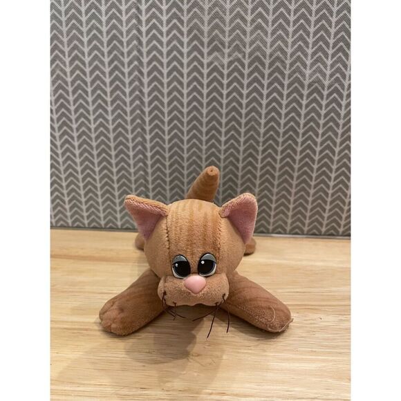 Vintage Tonka Pound Purries Striped Tabby Kitten Cat 7" Plush - Picture 1 of 5